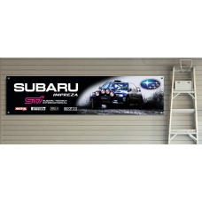 Subaru Impreza STI Garage/Workshop Banner